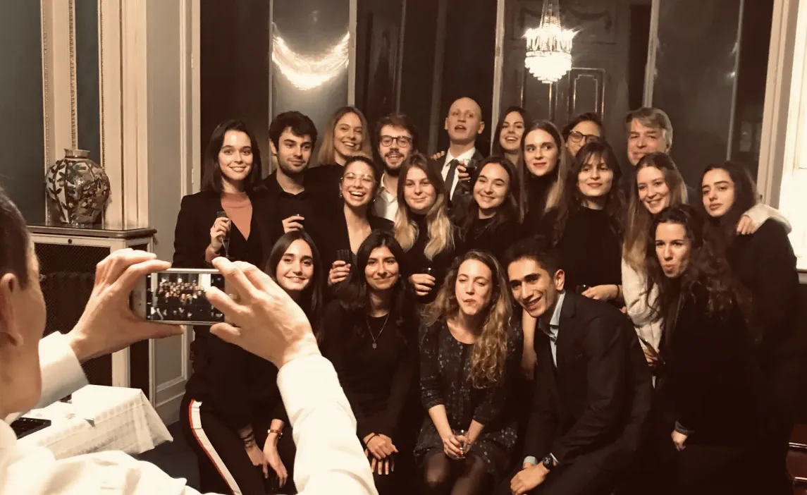 Photo de l'association du master droit du numérique parcours droit des médias